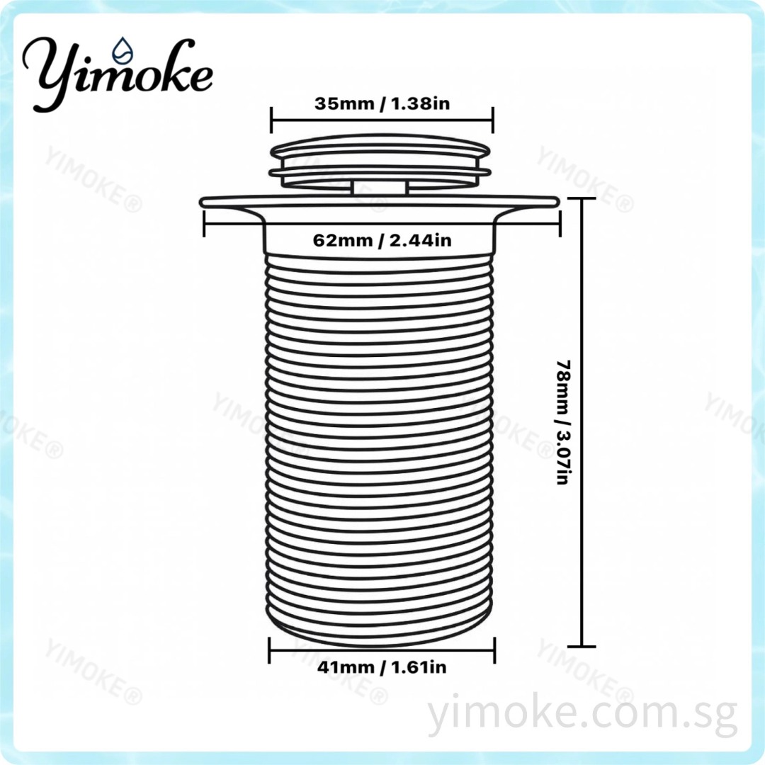 YIMOKE STD681-XS 尺寸示意图