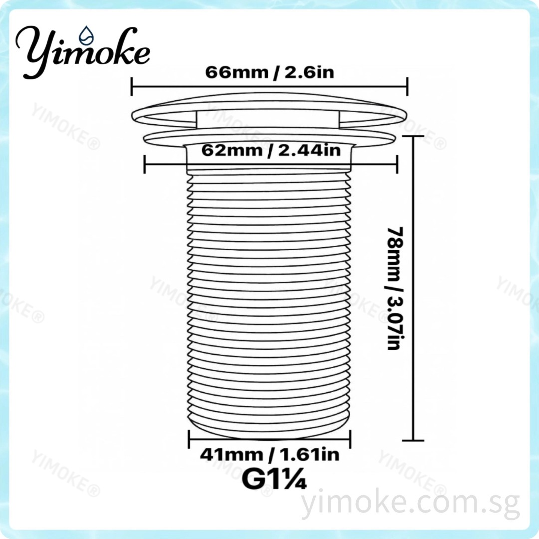 YIMOKE STD682-XL 尺寸示意图