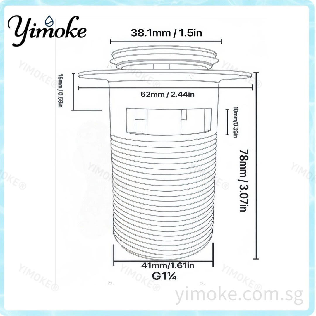 YIMOKE STD781-OS 尺寸示意图